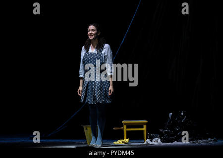 Berlino, Germania. 25 ott 2018. Berlino, Germania, 25 ottobre 2018, prove di 'Der Zauberer von Oz' in Komische Oper. Credito: Beata Siewicz/Pacific Press/Alamy Live News Foto Stock