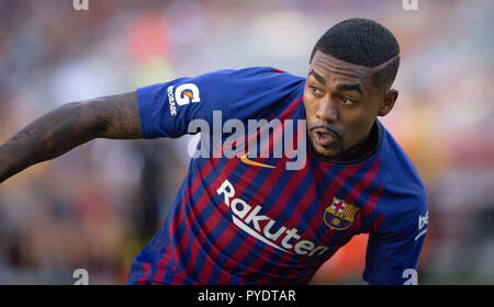 FC Barcalona e winger brasiliano Malcom Foto Stock