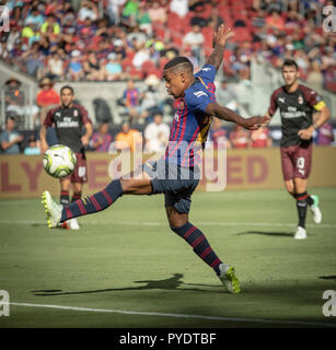 FC Barcalona e winger brasiliano Malcom Foto Stock