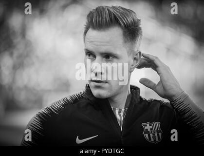 Barcalona e Germania Portiere Marc-André Ter Stegen Foto Stock