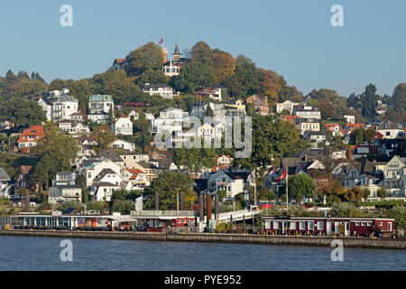 Blankenese, Amburgo, Germania Foto Stock