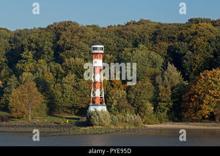 Gamma inferiore Rissen luce, Amburgo, Germania Foto Stock