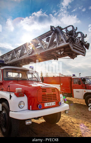 Ceca vigili del fuoco auto - vigili del fuoco - Hasiči ČR / hasičské auto / integrovaný záchranný system IZS Foto Stock