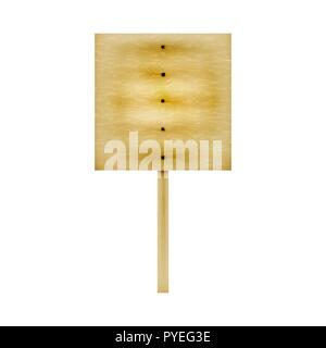 Illustrazione vettoriale di un pannello di legno Illustrazione Vettoriale