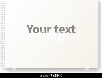 Notebook per schizzi Illustrazione Vettoriale