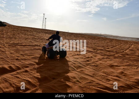 Sport nel deserto di sabbia sunes Foto Stock