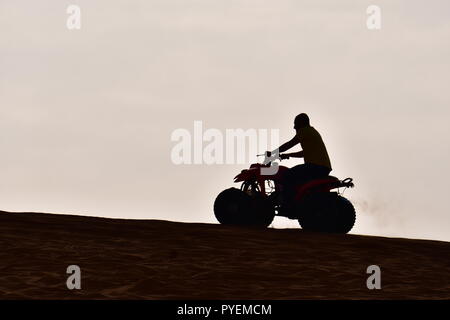 Sport nel deserto di sabbia sunes Foto Stock