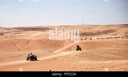 Desert dune buggy Marocco Foto Stock