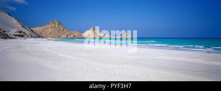 Yemen e Socotra island, Qalansia beach. Foto Stock