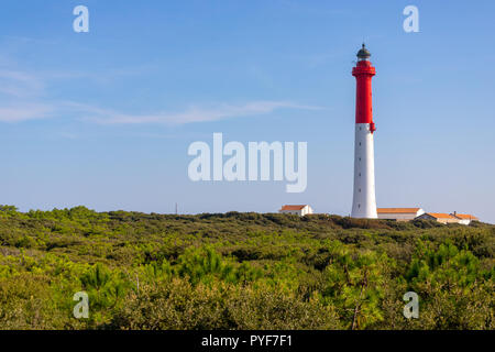 Gli alti 'La Coubre' Faro, Charente Maritime, Francia Foto Stock