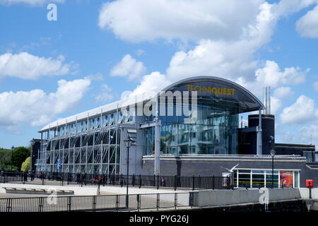 Techniquest Science Museum, la Baia di Cardiff, Cardiff, Galles del Sud, Regno Unito Foto Stock