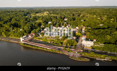 Stazione ferroviaria, Rhinecliff, New York, Stati Uniti d'America Foto Stock