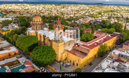 Chiesa dell'Immacolata Concezione o Templo de la Purísima Concepción, San Miguel De Allende, Messico Foto Stock