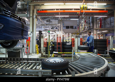 La Polonia, insieme alla Volkswagen Poznan (VW Veicoli Commerciali, caddy e T6) Foto Stock