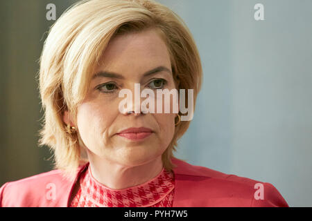 Berlino, Germania - Julia Kloeckner, Ministro Federale per l'alimentazione e l'agricoltura in occasione di una conferenza stampa. Foto Stock