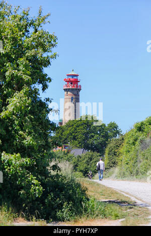 Nuovo faro di Cape Arkona sull isola di Ruegen Foto Stock