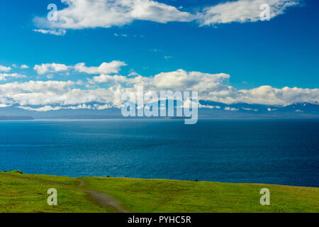 Admiralty ingresso davanti delle Montagne Olimpiche Foto Stock