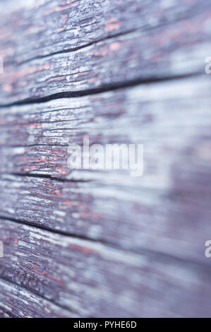 La texture del dipinto shabby panche di legno fatto di schede, close up, grunge background Foto Stock