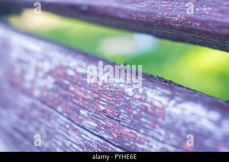 La texture del dipinto shabby panche di legno fatto di schede, close up, grunge background Foto Stock