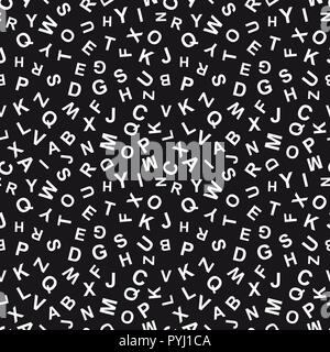 Lettere modello senza giunture, illustrazione vettoriale Illustrazione Vettoriale