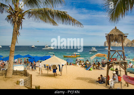 Playa Medano, Cabo San Lucas, Baja California Sur, Messico Foto Stock