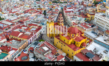 Basilica Colegiata de Nuestra Senora de Guanajuato, Guanajuato, Messico Foto Stock