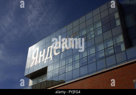 Il 25 marzo 2018, Mosca, Russia. La sede della società Yandex. Foto Stock