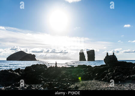 Ilheos Mosteiros dos in Sao Miguel Azzorre Foto Stock