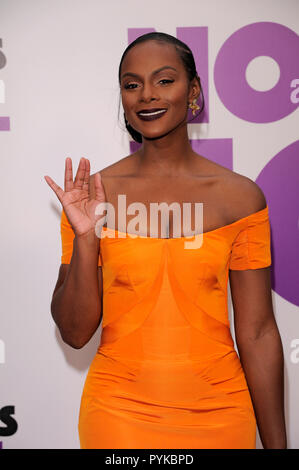 NEW YORK, NY - 28 ottobre: Tika Sumpter assiste 'Nessuno il fool' New York Premiere a AMC Lincoln Square Theatre su ottobre 28, 2018 a New York City. Credito: Ron Adar/Alamy Live News Foto Stock