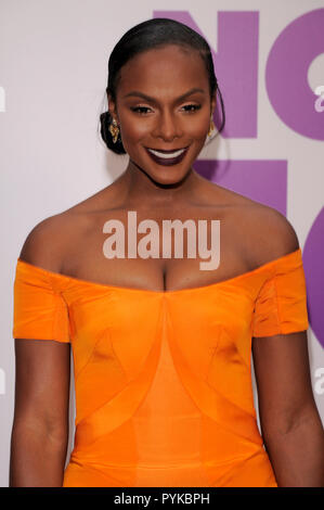 NEW YORK, NY - 28 ottobre: Tika Sumpter assiste 'Nessuno il fool' New York Premiere a AMC Lincoln Square Theatre su ottobre 28, 2018 a New York City. Credito: Ron Adar/Alamy Live News Foto Stock