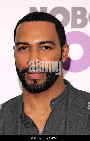 NEW YORK, NY - 28 ottobre: Omari Hardwick assiste 'Nessuno il fool' New York Premiere a AMC Lincoln Square Theatre su ottobre 28, 2018 a New York City. Credito: Ron Adar/Alamy Live News Foto Stock