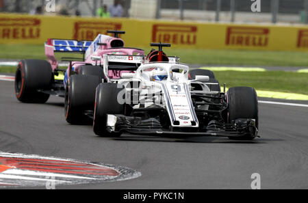 Motorsports: FIA Formula One World Championship 2018, il Gran Premio del Messico, #9 Marcus Ericsson (SWE, Alfa Romeo Sauber F1 Team), 28.10.2018. | Utilizzo di tutto il mondo Foto Stock