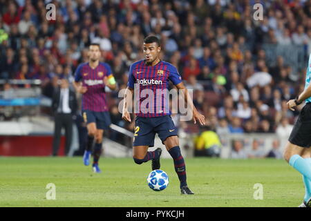 Barcellona, Spagna. 24 ott 2018. Rafinha (Barcellona) Calcio/Calcetto : UEFA Champions League Giornata 3 Gruppo B match tra FC Barcelona 2-0 FC Internazionale Milano stadio Camp Nou a Barcellona Spagna . Credito: Mutsu Kawamori/AFLO/Alamy Live News Foto Stock