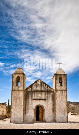 Mision San Luis Gonzaga nel Desierto Central, Baja California Sur, Messico Foto Stock