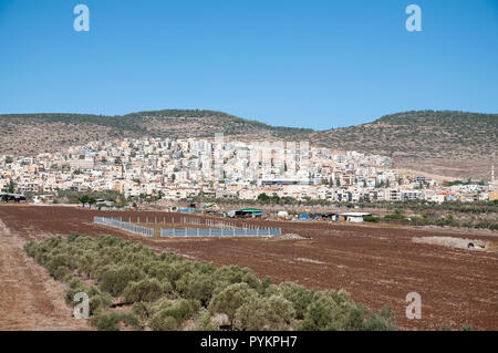 Tipico di Galilea vista di Israele Foto Stock