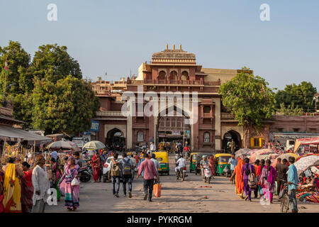 Mercato Sardar, Jodhpur, Rajasthan, India Foto Stock