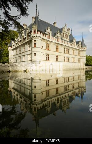 Chateau Azay-le-Rideau Foto Stock