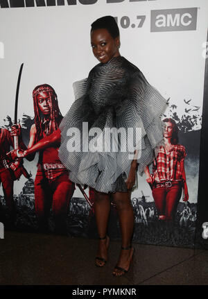 Celebrità frequentare AMC di "The Walking Dead" Stagione 9 speciale evento di screening presso la DGA complesso del Teatro. Dotato di: Danai Gurira dove: Los Angeles, California, Stati Uniti quando: 27 set 2018 Credit: Brian A/WENN.com Foto Stock