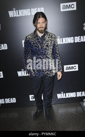 Premiere The Walking Dead Stagione 9 dotata di: Tom Payne dove: Los Angeles, California, Stati Uniti quando: 27 set 2018 Credit: Apega/WENN.com Foto Stock