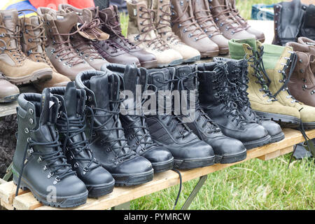 Regolamento stivali dell'esercito in vendita Foto Stock