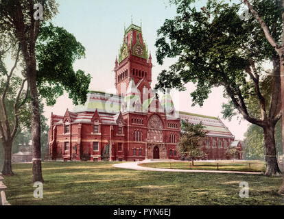 Memorial Hall di Harvard University ca. 1900 Foto Stock