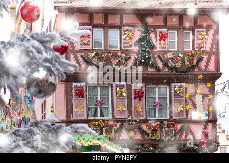 Casa natale di Colmar, Francia Foto Stock