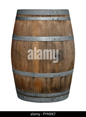 Canna whiskey barili di birra vino alcool cestello stock Foto Stock