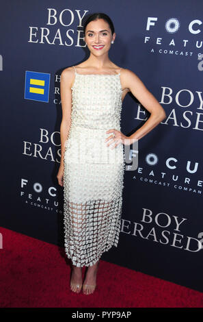 LOS ANGELES, CA - 29 ottobre: attrice Alyson Stoner assiste la premiere del Focus Features" "Boy cancellate' il 29 ottobre 2018 presso la Directors Guild of America a Los Angeles, California. Foto di Barry re/Alamy Live News Foto Stock