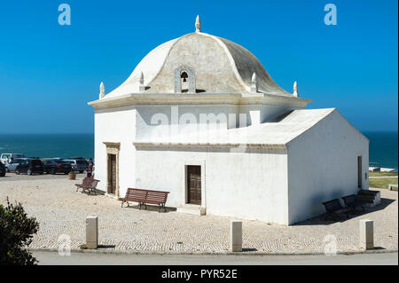 Sao Sebastiao Cappella, Ericeira, costa di Lisbona, Portogallo Foto Stock