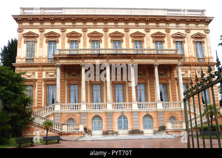 Il Musée des Beaux Arts di Nizza, Francia - un ex dimora di una principessa ucraino e costruisce appositamente nel 1878 Foto Stock