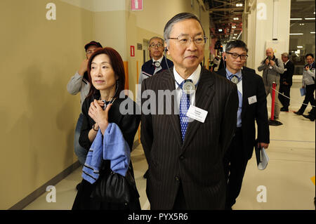 Wałbrzych, Polonia, Toyota apre una nuova linea di produzione di guida ibrida in Polonia. Credit: Kazimierz Jurewicz/Alamy Live News Foto Stock