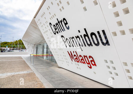 Centro Pompidou, Muelle Onu, Malaga, Andalusia, Spagna Foto Stock