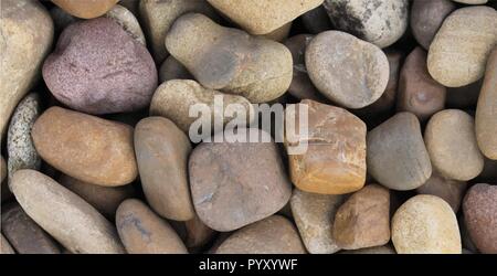 Texture di grandi ciottoli di spiaggia Illustrazione Vettoriale
