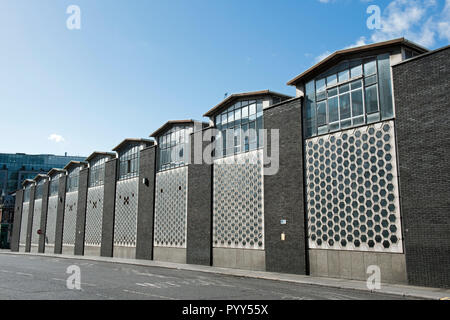 Pollame Smithfield Market Building, T P Bennett e figlio, 1961-3, Charterhouse Street, Città di Londra Inghilterra Gran Bretagna REGNO UNITO Foto Stock